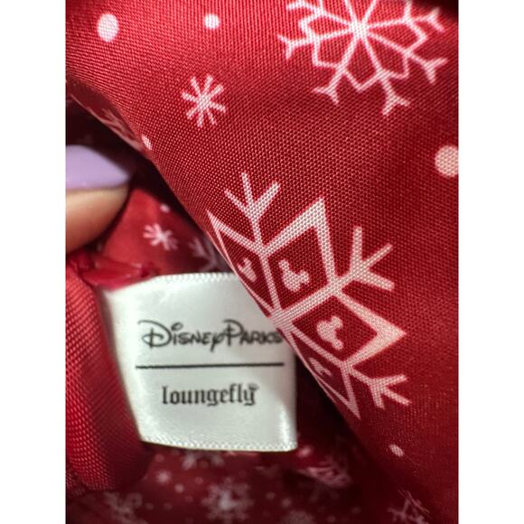 Loungefly Disney Parks Santa Mickey Mouse Mini Backpack 2019 NWOT